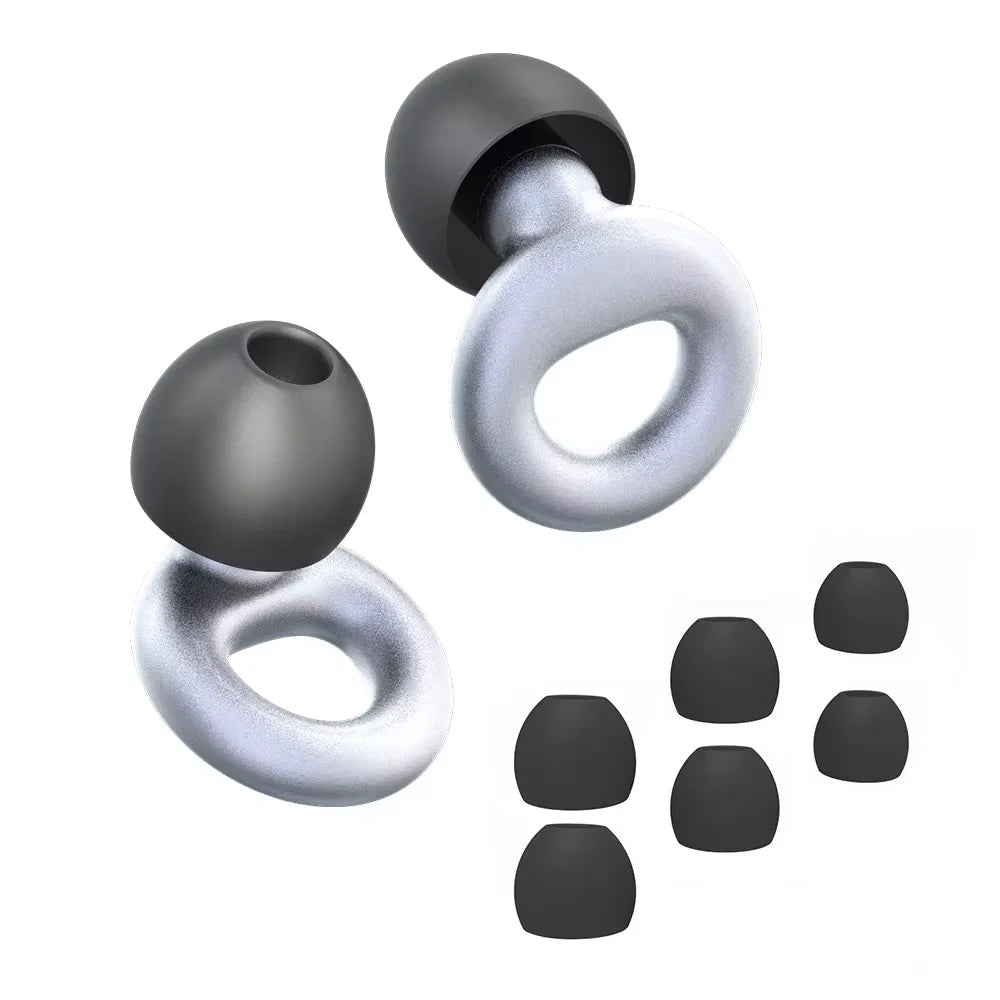 HUAK Silicone Earplugs for Swimming Sleep Noise Cancel Noise Reduction-Soundproof Reduce Disturbances -Quality loop Earplugs