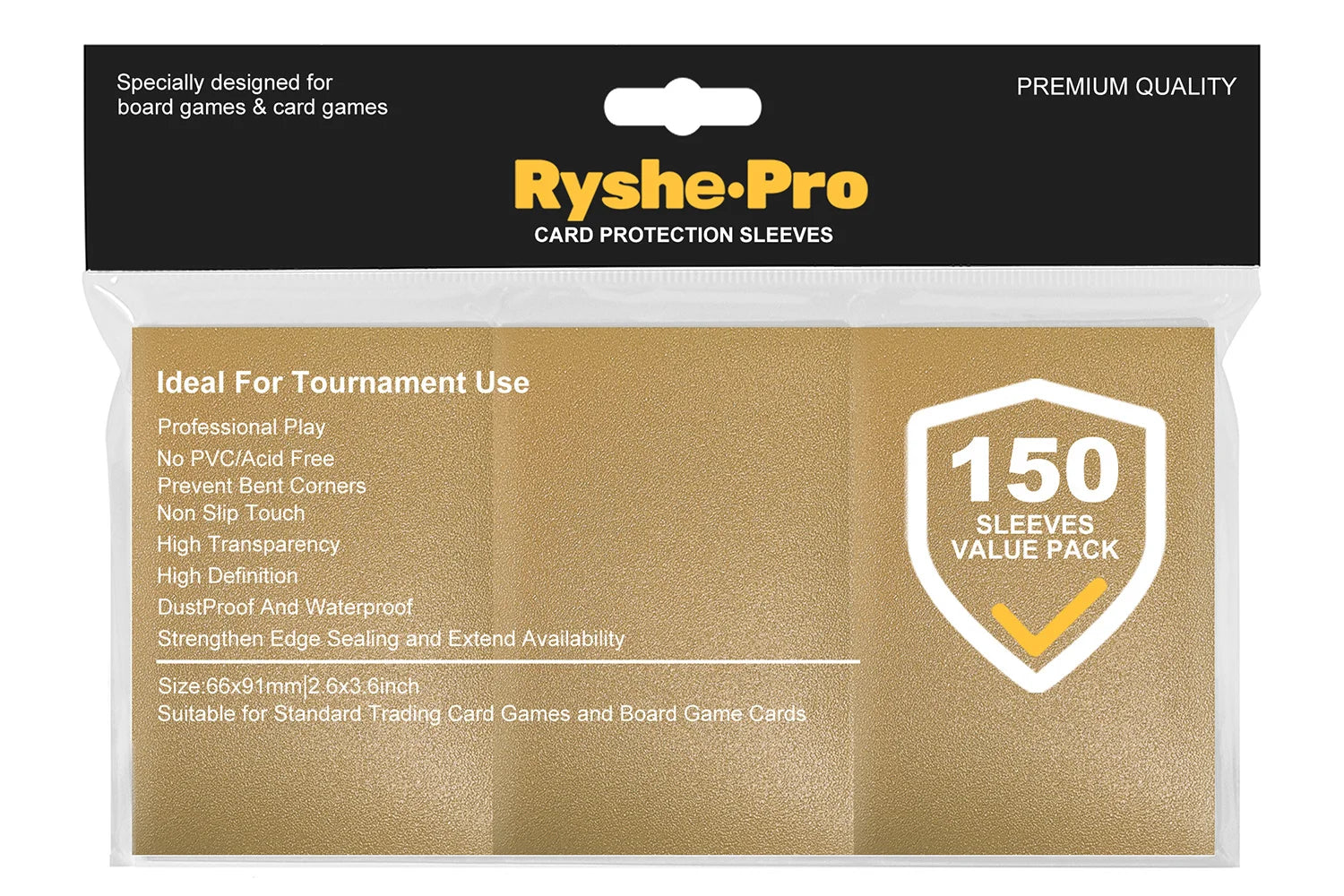 100PCS 66x91mm Matte Standard Size Card Sleeves TCG Trading Cards Protector For Tarot Shield Board Games Magical Cover PKM