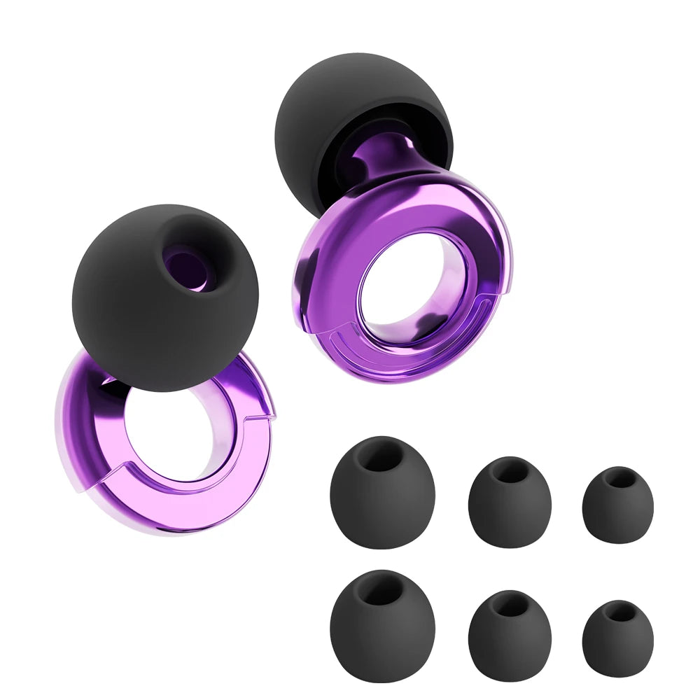 HUAK Silicone Earplugs for Swimming Sleep Noise Cancel Noise Reduction-Soundproof Reduce Disturbances -Quality loop Earplugs
