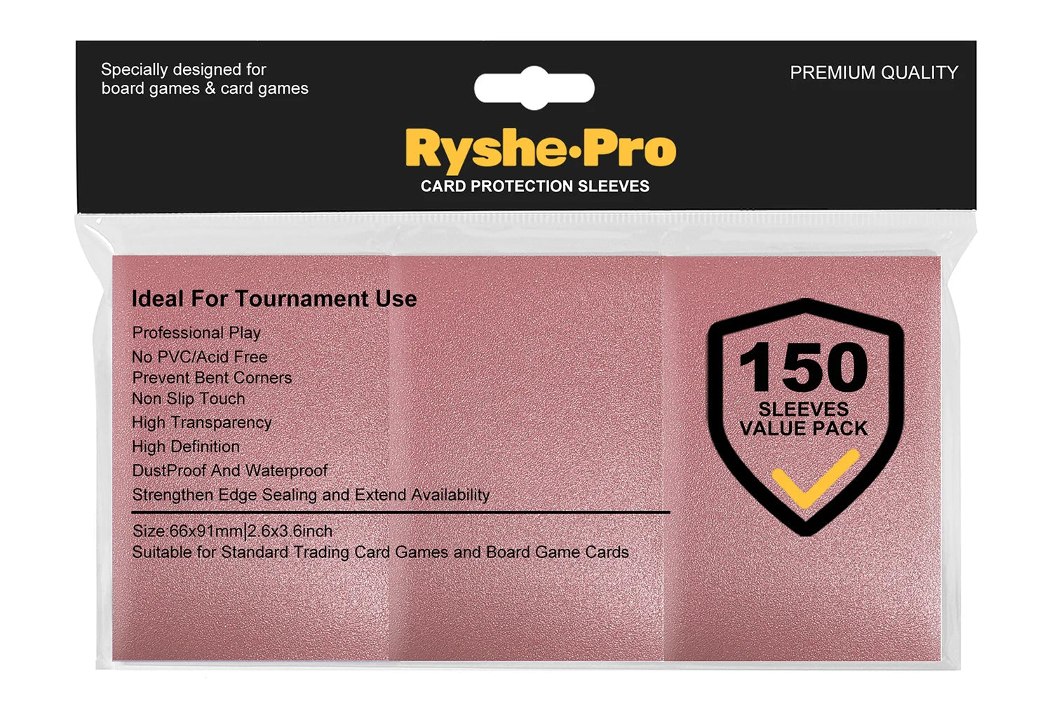100PCS 66x91mm Matte Standard Size Card Sleeves TCG Trading Cards Protector For Tarot Shield Board Games Magical Cover PKM