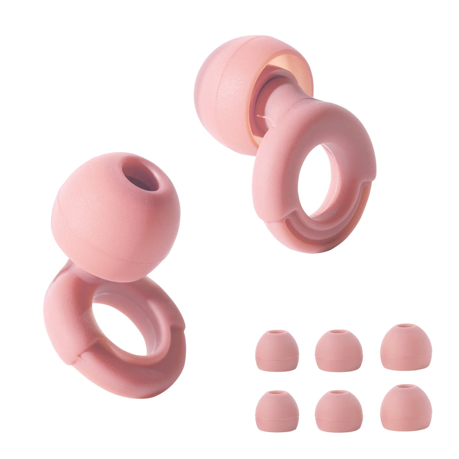 HUAK Silicone Earplugs for Swimming Sleep Noise Cancel Noise Reduction-Soundproof Reduce Disturbances -Quality loop Earplugs