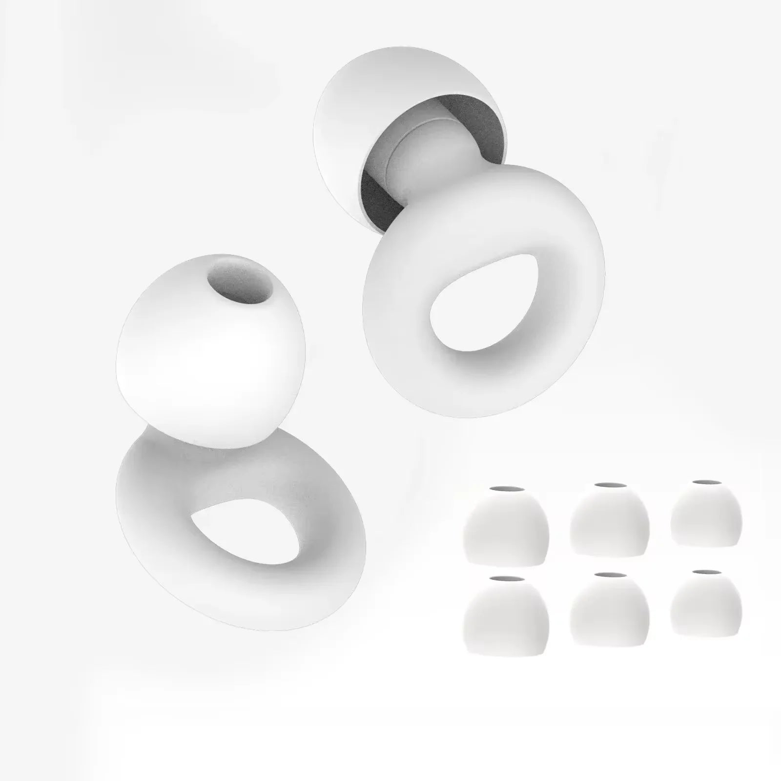 HUAK Silicone Earplugs for Swimming Sleep Noise Cancel Noise Reduction-Soundproof Reduce Disturbances -Quality loop Earplugs