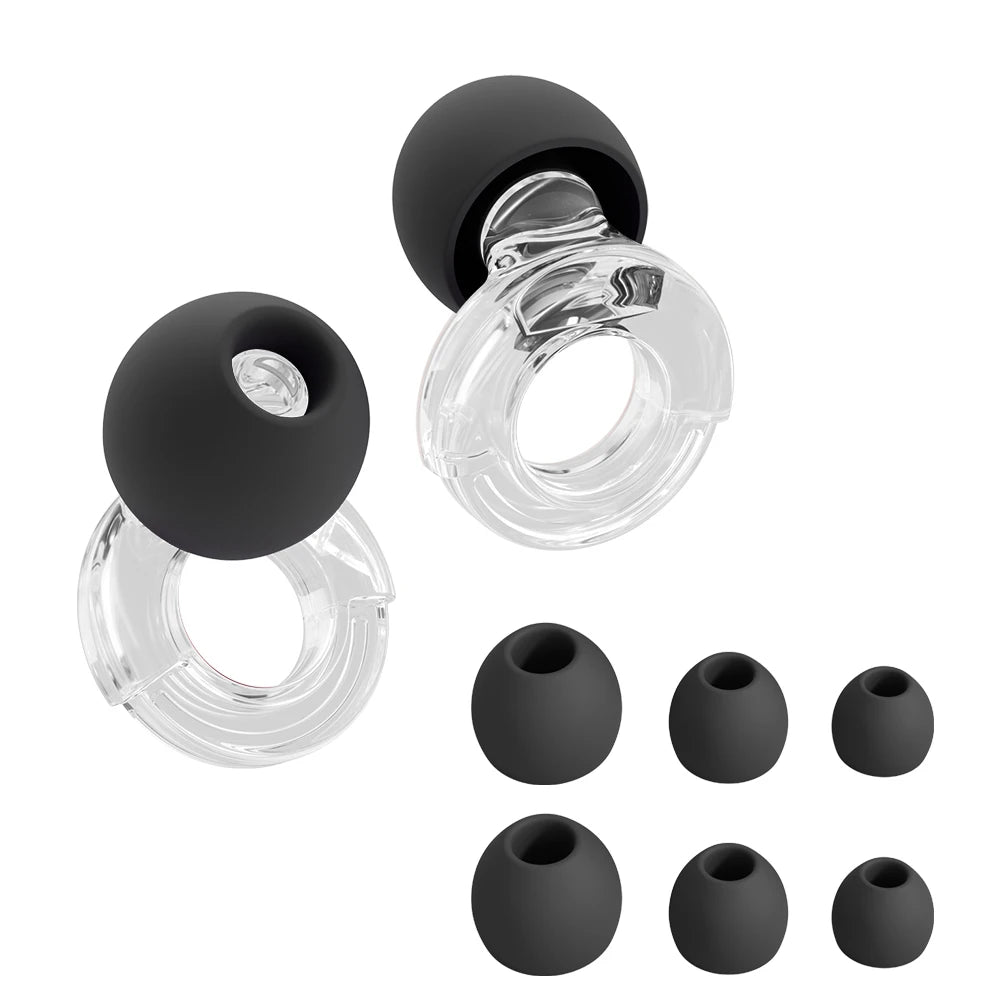 HUAK Silicone Earplugs for Swimming Sleep Noise Cancel Noise Reduction-Soundproof Reduce Disturbances -Quality loop Earplugs