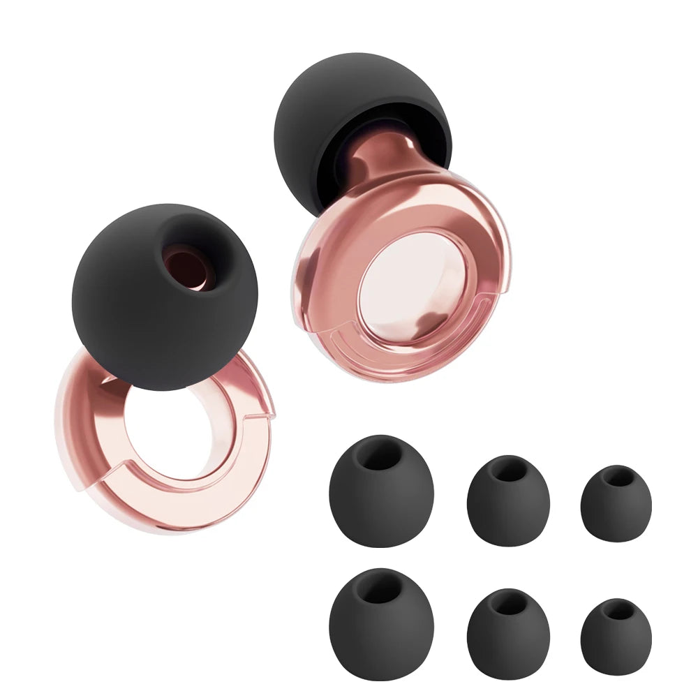 HUAK Silicone Earplugs for Swimming Sleep Noise Cancel Noise Reduction-Soundproof Reduce Disturbances -Quality loop Earplugs