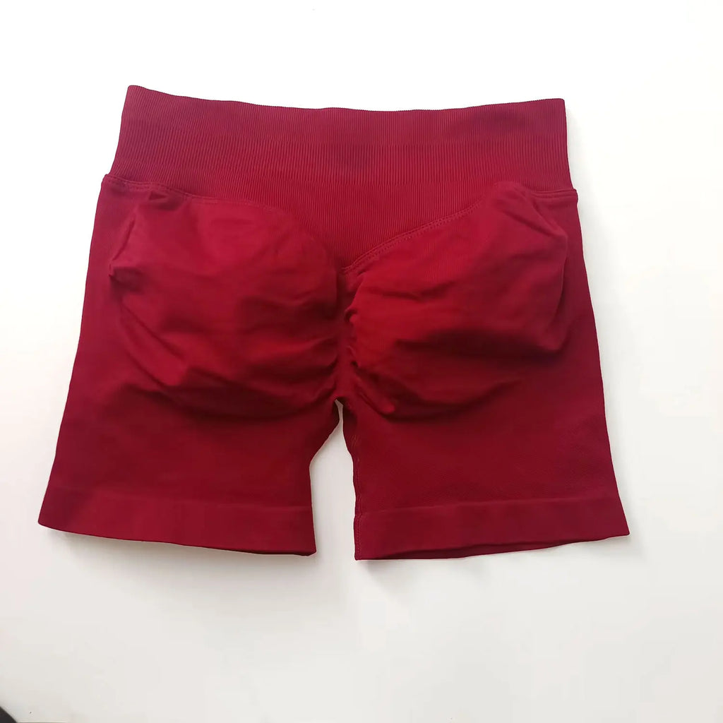 NCLAGEN Seamless Shorts 4.5" Gym Shorts Woman Scrunch Butt Fitness Sports Short Workout Seamless Leggings Running Yoga bottoms