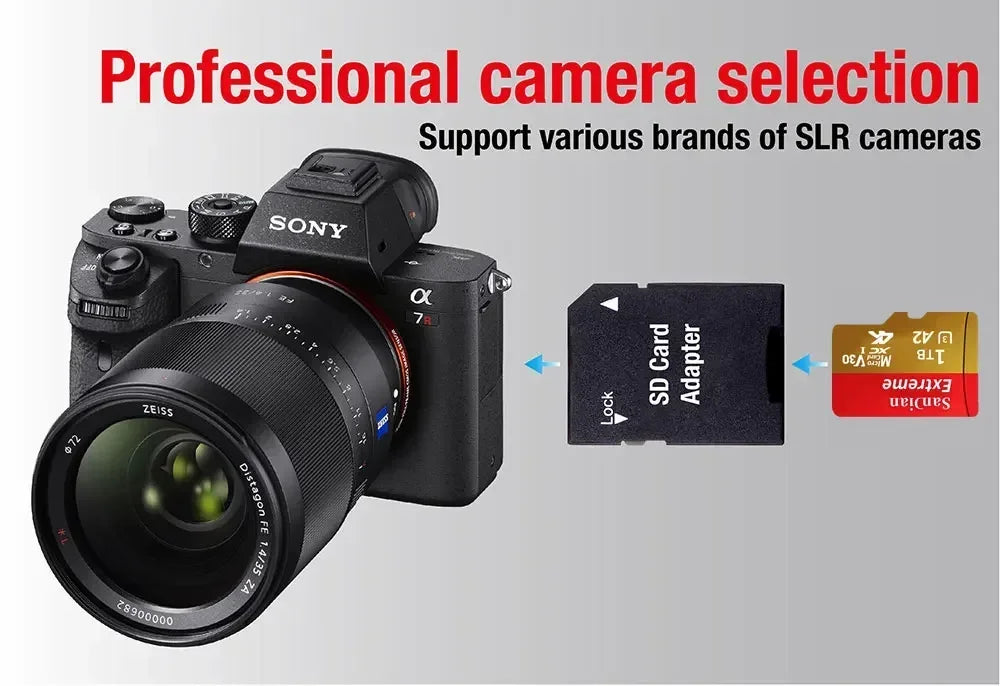 Original Flash Card 512GB Memory Card Large Capacity Micro TF Card 128GB 256GB High Speed SD Cards for PC/Phone/Camera/Mac