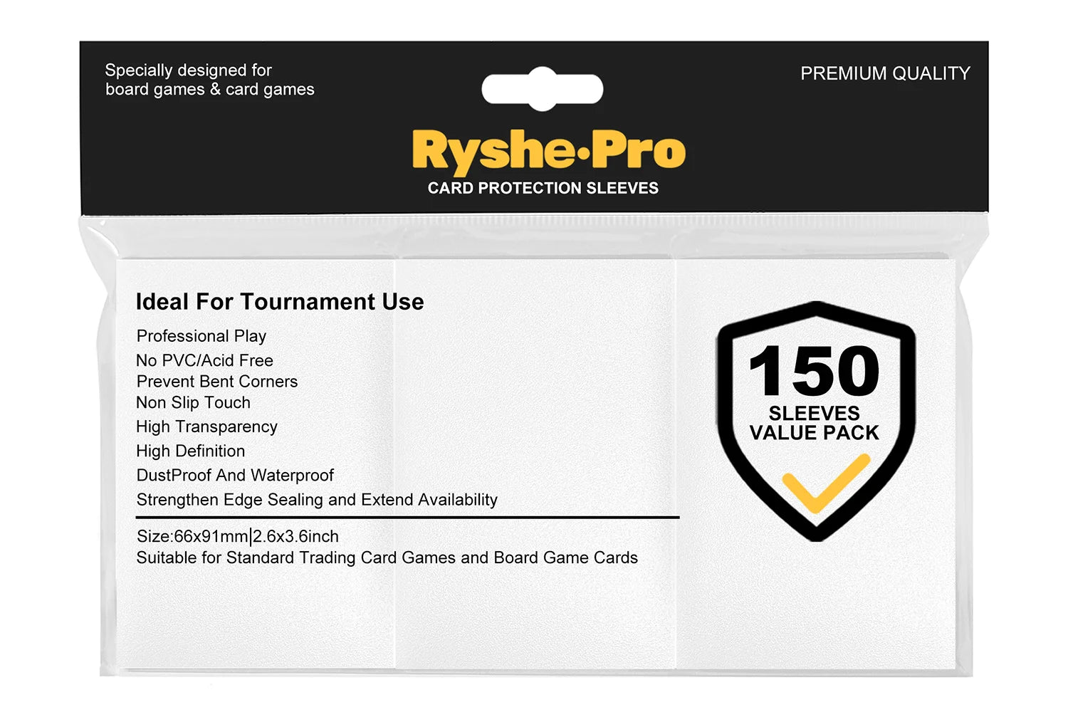 100PCS 66x91mm Matte Standard Size Card Sleeves TCG Trading Cards Protector For Tarot Shield Board Games Magical Cover PKM