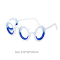 Anti Vertigo Glasses Without Lens Motion Sickness Glasses Detachable Lightweight Supplies for Old Adults Children Outdoor Travel
