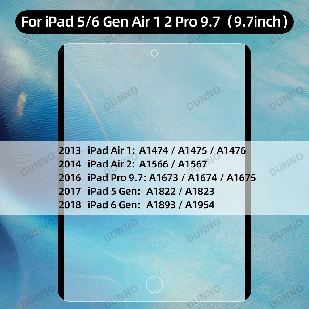 For 2024 iPad Air 11 13 M2 Pro 11 13 M4 Magnetic Paper Feel Film for 10th 9.7 5 6th 10.5 10.2 7 8 9th mini 45 6 Screen Protector