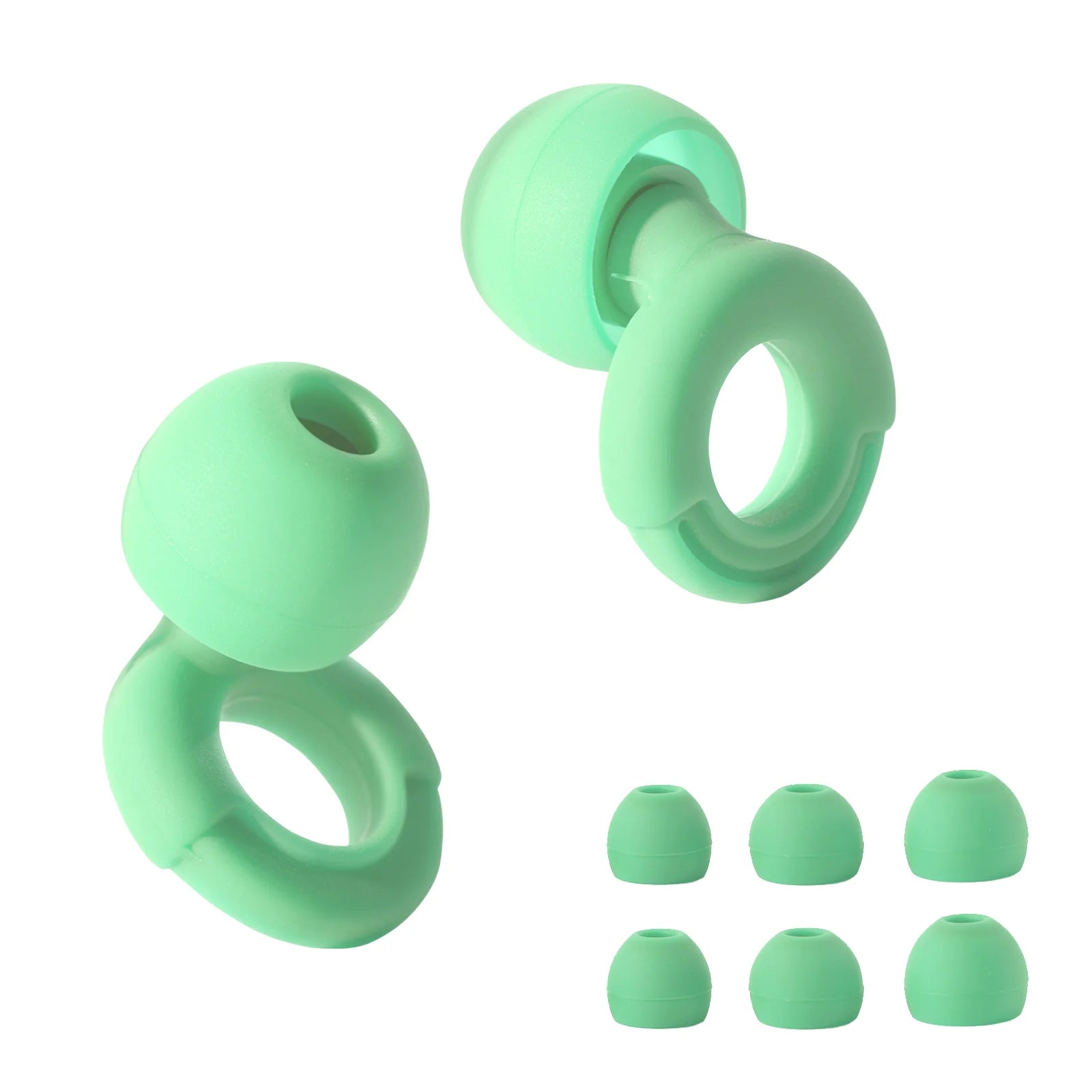 HUAK Silicone Earplugs for Swimming Sleep Noise Cancel Noise Reduction-Soundproof Reduce Disturbances -Quality loop Earplugs