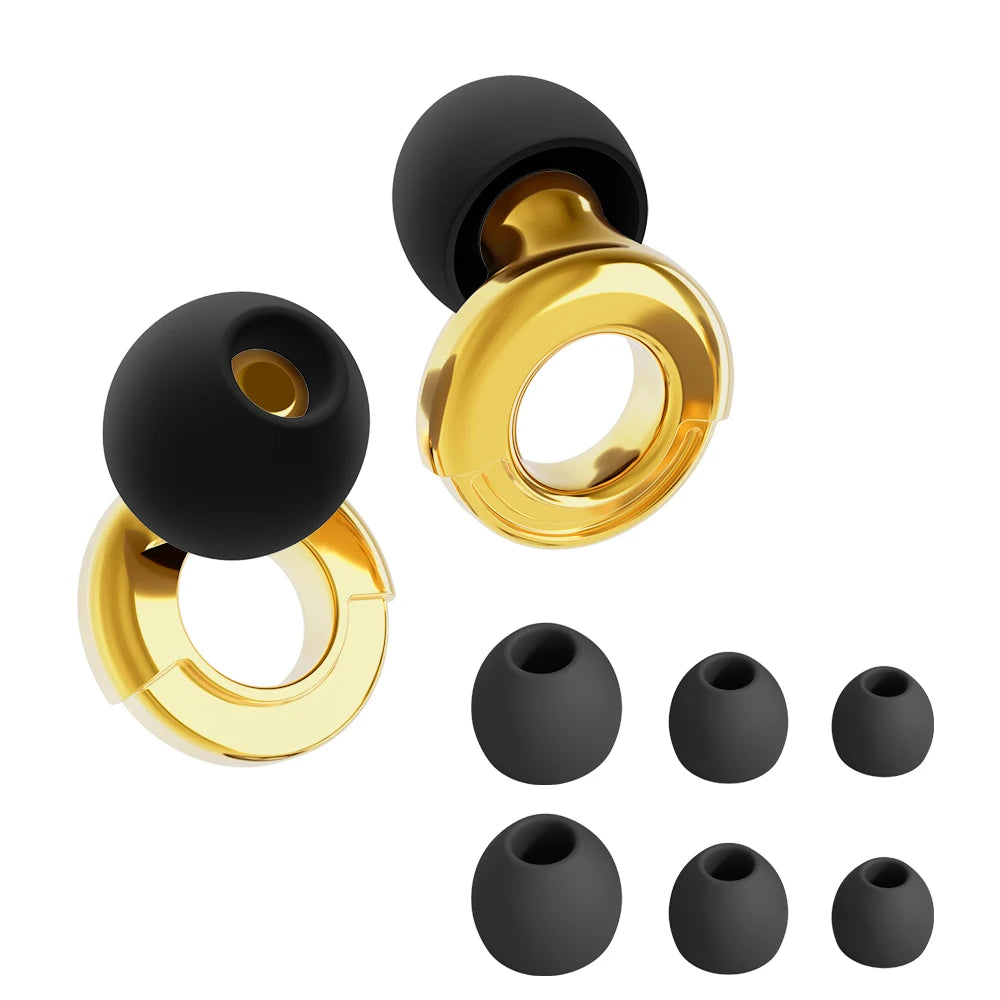 HUAK Silicone Earplugs for Swimming Sleep Noise Cancel Noise Reduction-Soundproof Reduce Disturbances -Quality loop Earplugs