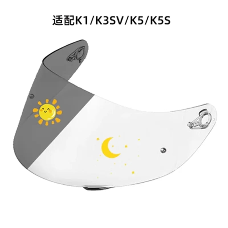 For AGV K5 K5S K5-S K3SV K1 K1S Compact ST Motorcycle Helmet Visor Lens Shield Glasses Full face Pin Accesorios Para Moto Casque