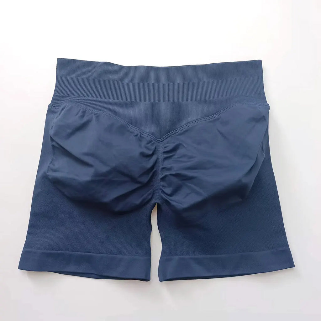 NCLAGEN Seamless Shorts 4.5" Gym Shorts Woman Scrunch Butt Fitness Sports Short Workout Seamless Leggings Running Yoga bottoms