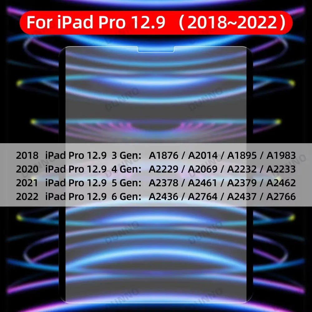 For 2024 iPad Air 11 13 M2 Pro 11 13 M4 Magnetic Paper Feel Film for 10th 9.7 5 6th 10.5 10.2 7 8 9th mini 45 6 Screen Protector
